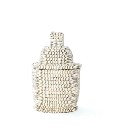 African Modern, Lidded Tower Basket