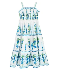 Rare Editions Girls' 7-16 Tropical Floral Print Maxi Dress