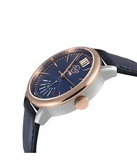 GV2 by Gevril Men's Rovescio Swiss Quartz Italian Leather Strap Watch