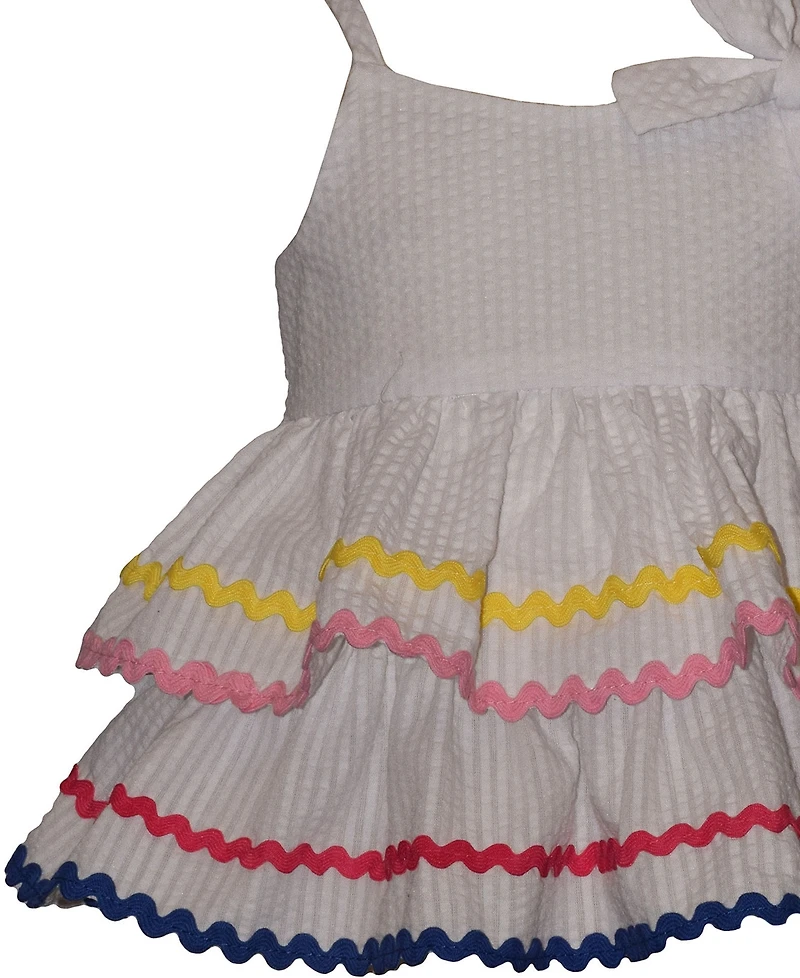 Bonnie Jean Girls' 2T-6X Sleeveless Top and Shorts, 2-Piece Set