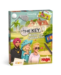Haba The Key: Murder at The Oakdale Club, Detective Case Files Board Games for Kids Ages 8-12, Strategy Mystery Game for Family Night, Made in Germany
