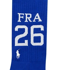 Polo Ralph Lauren Men's Embroidered Country France Crew Socks