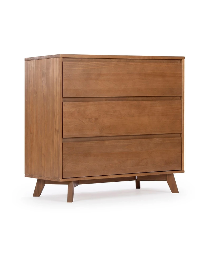Max and Lily Solid Wood Scandinavian Drawer Dresser