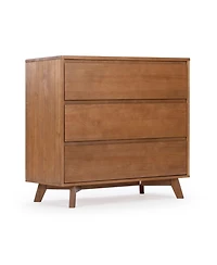 Max and Lily Solid Wood Scandinavian Drawer Dresser