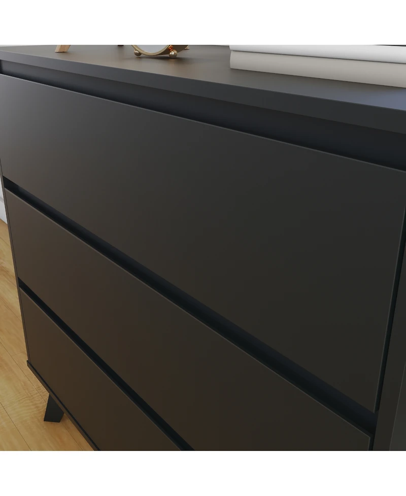 Max and Lily Solid Wood Scandinavian Drawer Dresser
