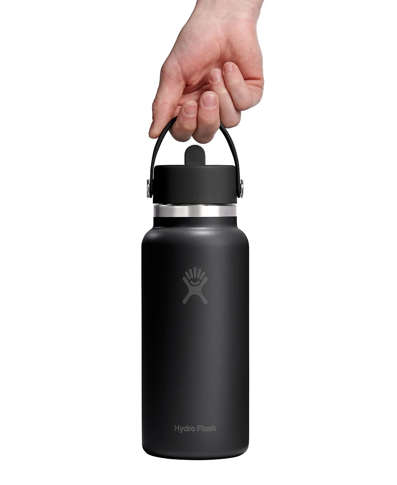 Hydro Flask oz Wide Mouth with Flex Straw Cap