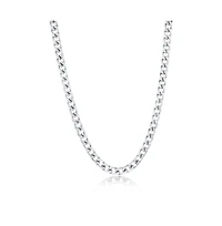 Metallo Stainless Steel, 20" Unisex Cuban Chain Necklace