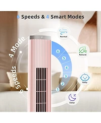 Cowsar 41" 6 Speeds Tower Fan