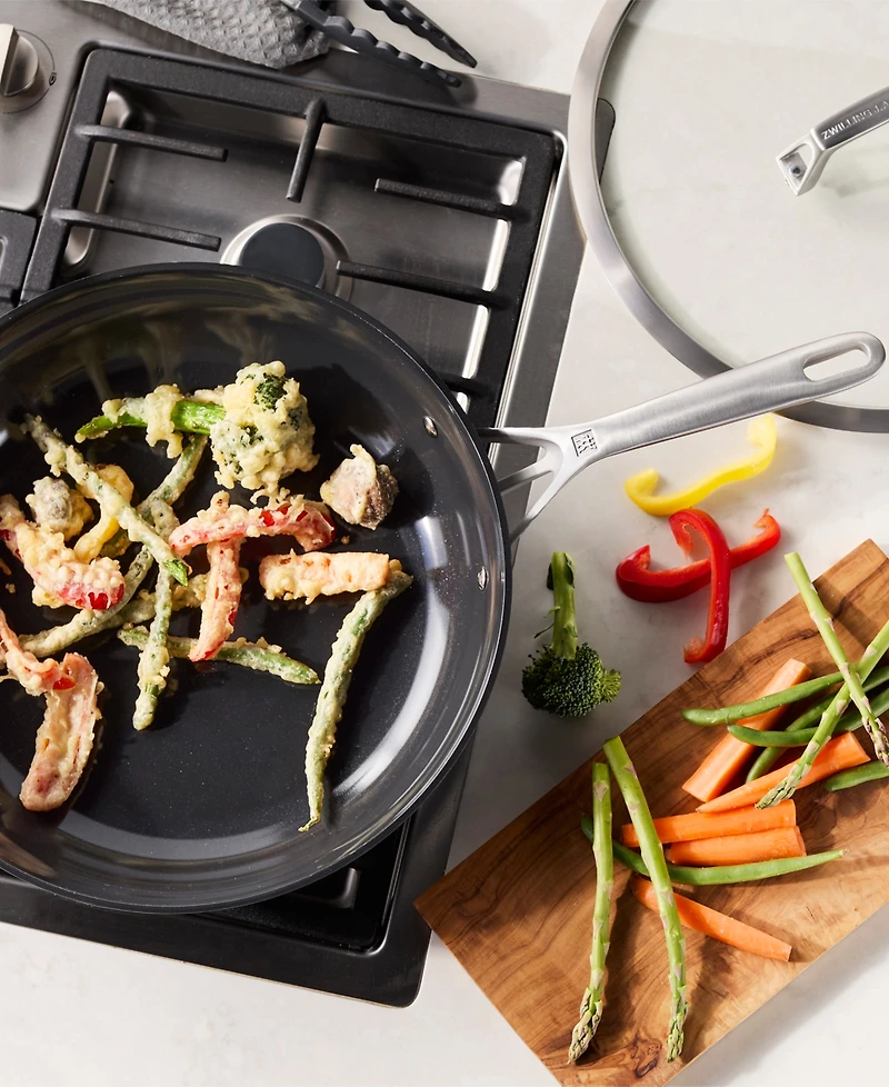 Zwilling Motion Hard-Anodized Aluminum 13.5" Deep Fryer with Lid