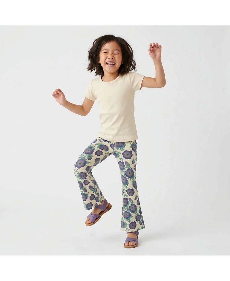 Mightly Girls Fair Trade Organic Cotton Flare Leggings Yoga Pant