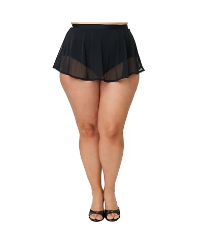 Unique Vintage Plus Pin-Up Coronado Swim Skirt