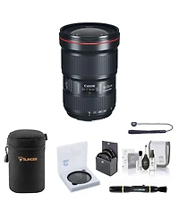 Canon Ef 16-35mm f/2.8L Iii Usm Lens, Bundle with 82mm Uv, Cpl, Nd and Vnd Filters, Lens Case, Lens Cleaner, Cleaning Kit, Lens Cap Tether