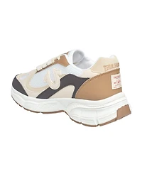 True Religion Womens Dreezy Chunky Logo Sneaker