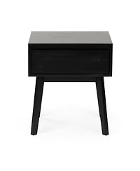 Max and Lily Scandinavian Nightstand with 1 Drawer