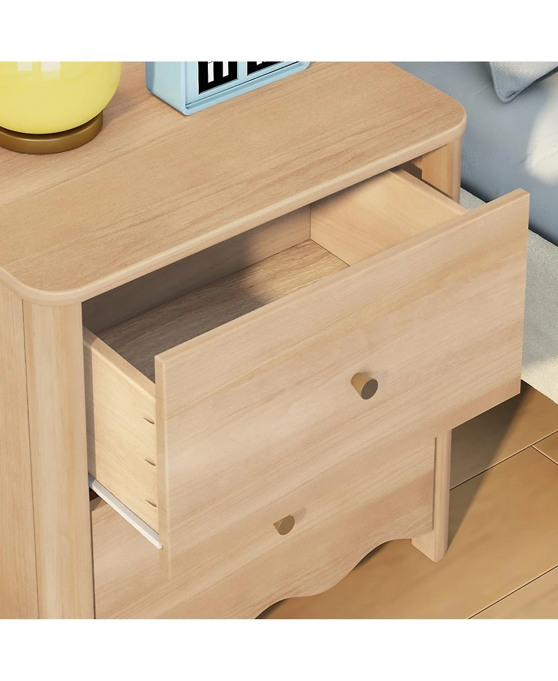 Max & Lily Sutton 2 Drawer Nightstand