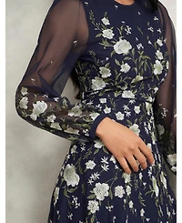 Hobbs London Women's Lois Embroidered Dress