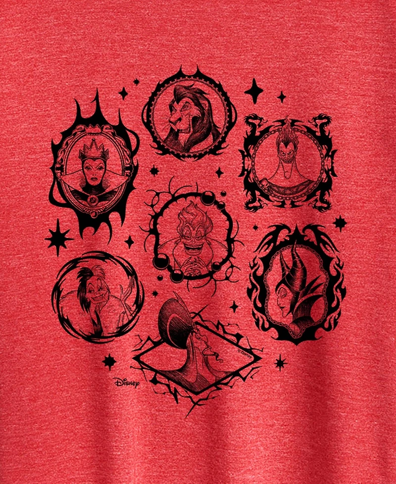 Hybrid Apparel Plus Disney Villains Frames Short-Sleeve Graphic T-Shirt