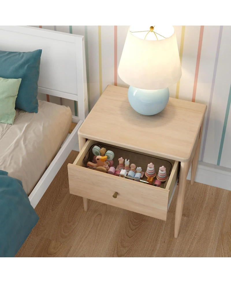 Max and Lily Harbor 1 Drawer Nightstand