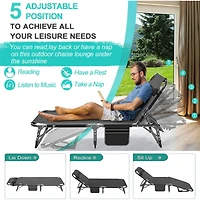 Aboron Heavy Duty 3-in-1 Folding Camping Cot with Mattress and Carry Bag. 75"x27" 1200D Double-Layer Bed for Home, Office, or Travel