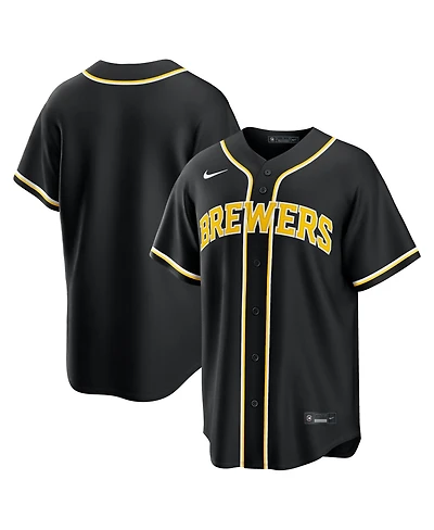 Nike Men's Black Milwaukee Brewers 2026 Replica Fashion Jersey