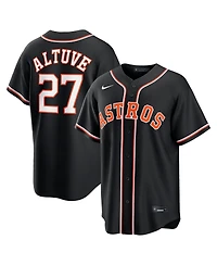 Nike Men's Jose Altuve Black Houston Astros 2026 Replica Fashion Jersey