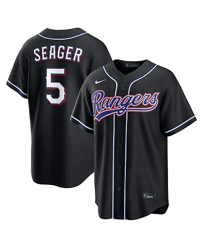 Nike Men's Corey Seager Black Texas Rangers 2026 Replica Fashion Jersey