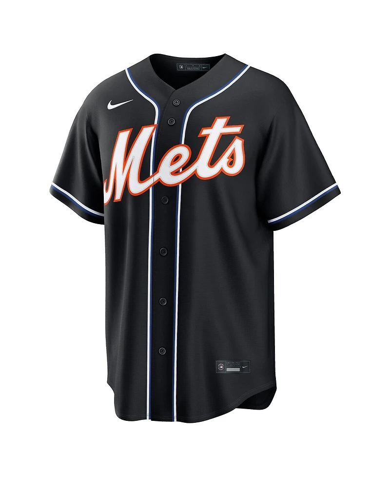 Nike Men's Francisco Lindor Black New York Mets 2026 Replica Fashion Jersey