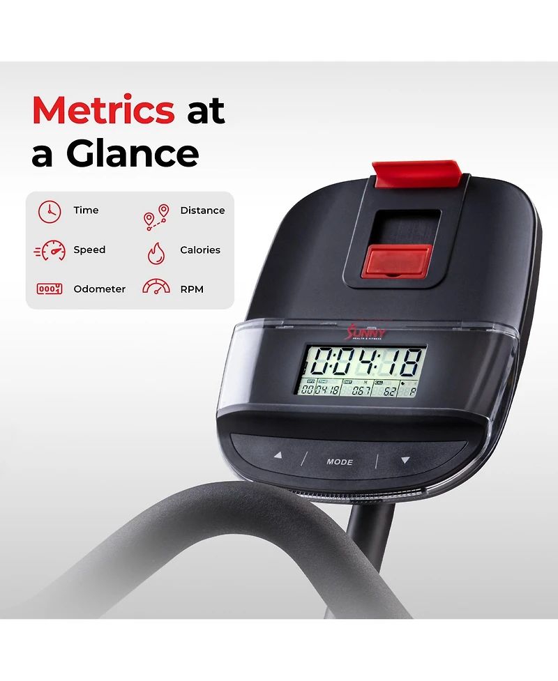 Sunny Health & Fitness Smart Total Body X-Bike