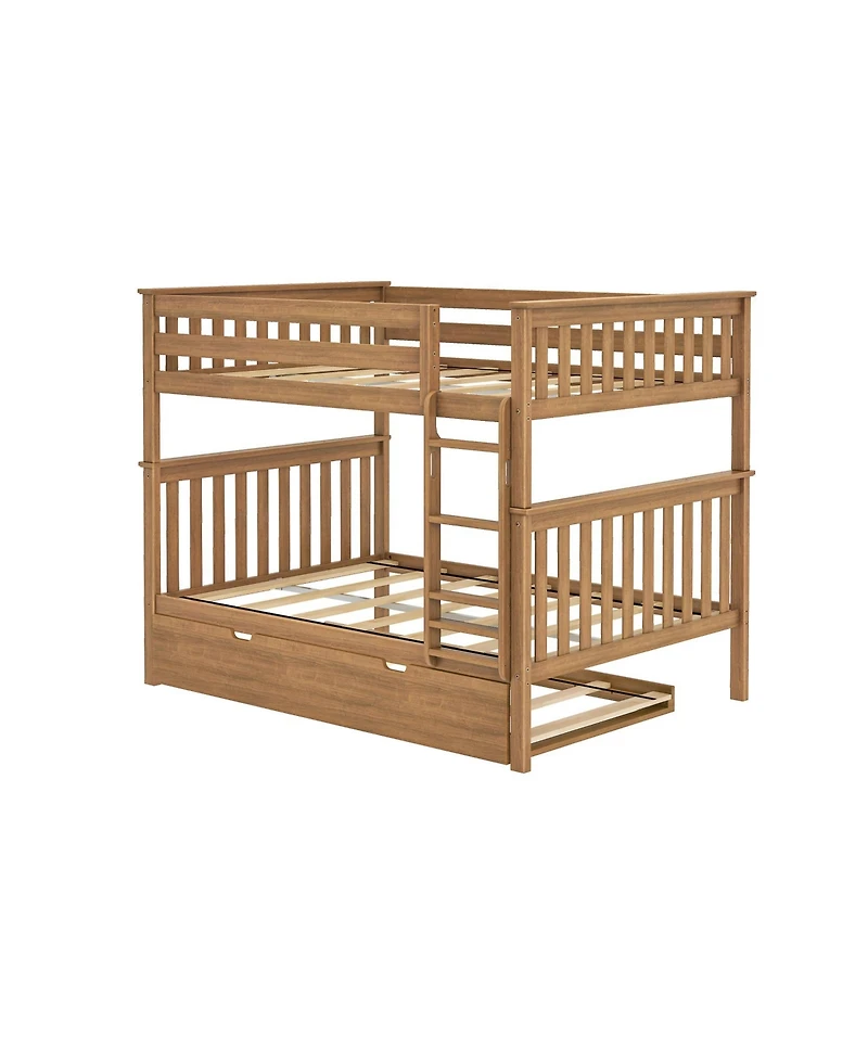 Max & Lily Full Over Bunk Bed With Trundle