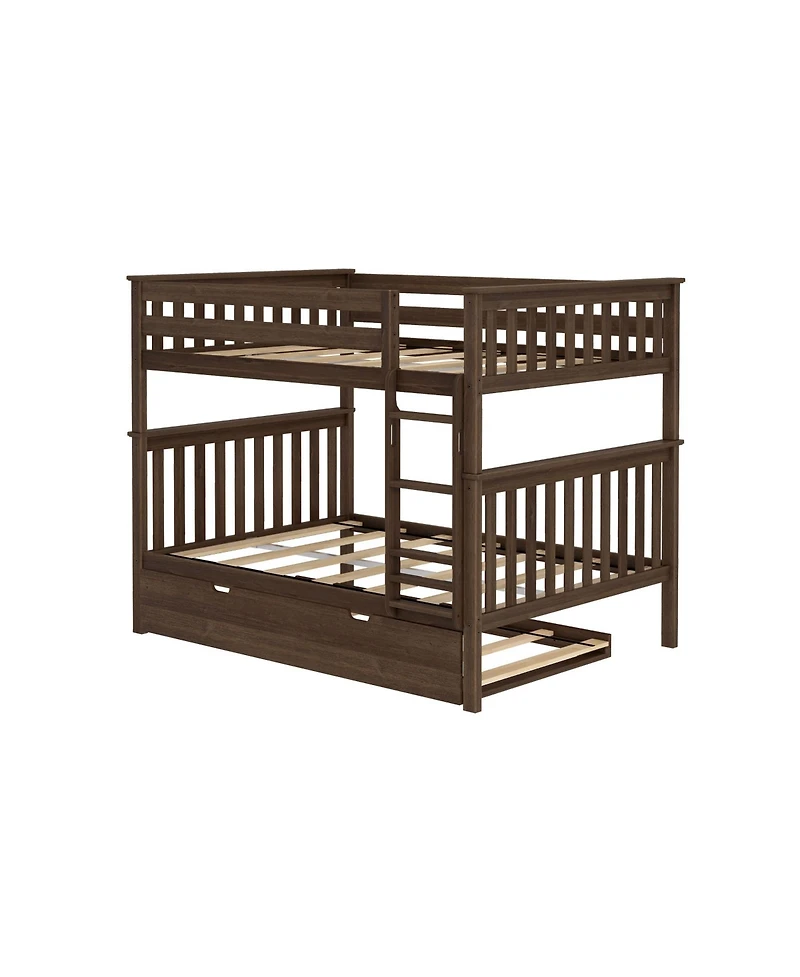 Max & Lily Full Over Bunk Bed With Trundle
