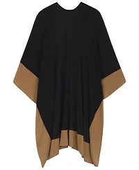 Lauren Ralph Tissue Weight Border Ruana