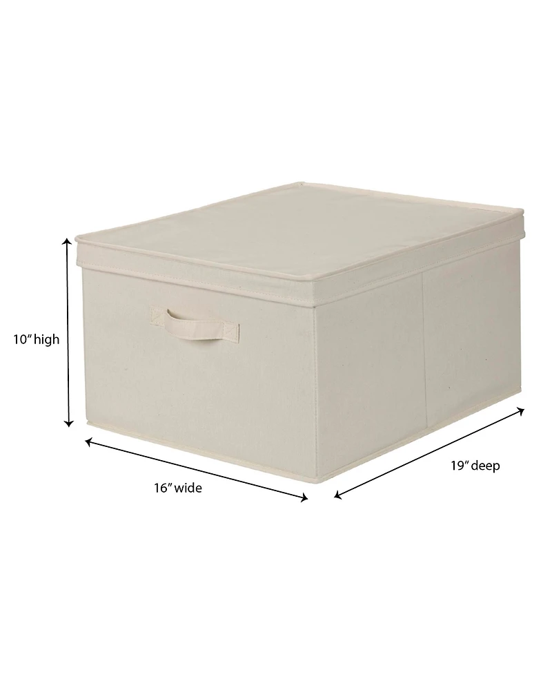 Household Essentials Jumbo Storage Box with Lid