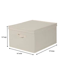 Household Essentials Jumbo Storage Box with Lid