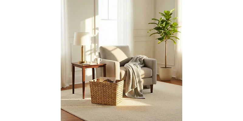 Household Essentials Side by Side Magazine Rack, Hyacinth