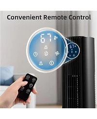 Cowsar 36" Tower Fan, 85° Oscillating, Quiet, 3 Speeds, 4 Modes, Remote