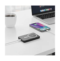 Brookstone 5,000mAh Ultra Slim and Fast 15W Magsafe Wirless Charging Power Bank
