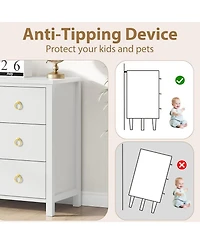 gaomon Drawer Tall Dresser for Bedroom