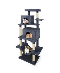 Cozito Cat Tree 70 in Tall Multi-Level Tower for Indoor Cats