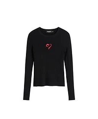 Desigual Women's Fine heart sweater