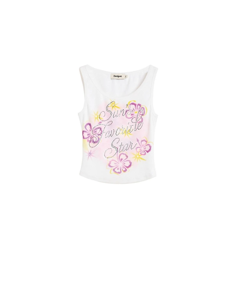 Desigual Women's Printed strappy t-shirt
