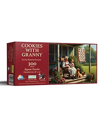 SunsOut Cookies with Granny 300 piece Jigsaw Puzzle for Adults Mothers Day
