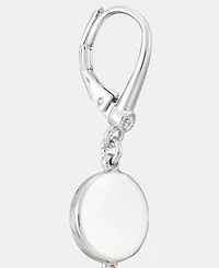 Dkny Disc & Ring Double Drop Earrings