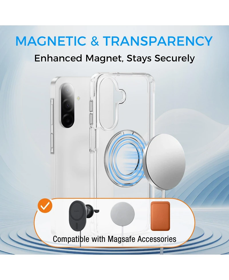 Alpha Digital Samsung Galaxy A17 5G Case: Magnetic Ring Stand, Shockproof