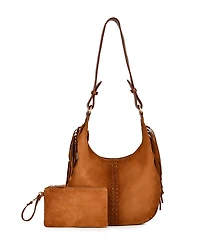 Old Trend Hydrangea Large Vintage Ombre Shoulder Handbag