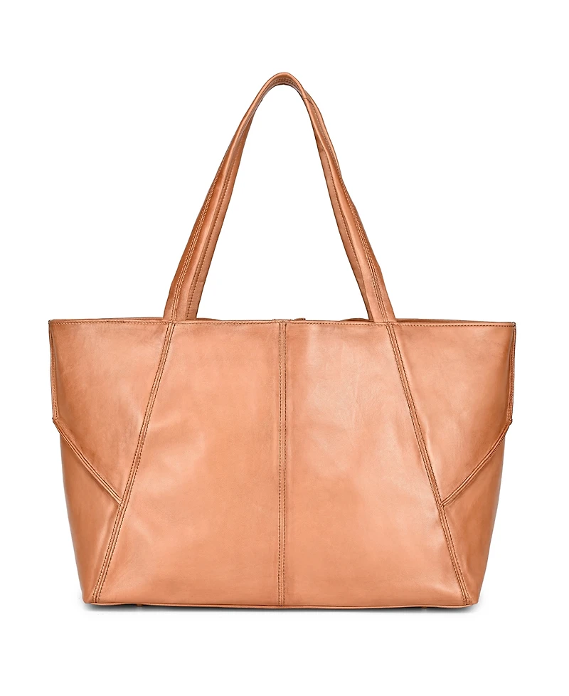 Old Trend Wishbone Extra-Large Leather Carryall Tote Handbag