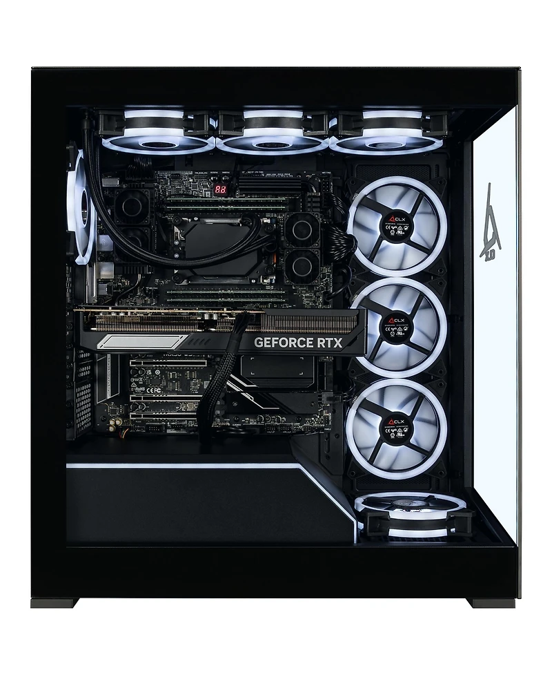 Clx Horus Creator Workstation-Liquid Cooled Amd Ryzen Threadripper 9980X 3.2GHz 64-Core, 256GB DDR5, Rtx 5090 32GB, 4TB Ssd, WiFi, Windows 11 Pro