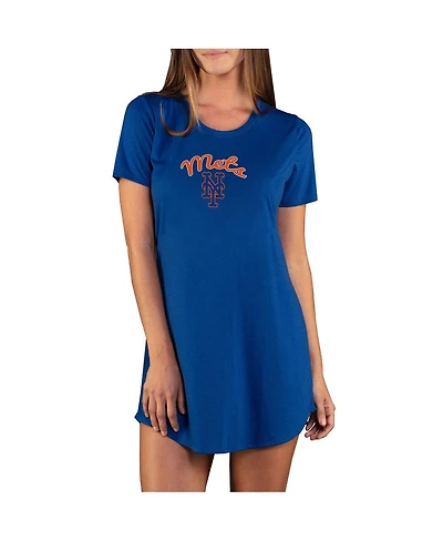 Concepts Sport Women's Royal New York Mets Marathon Knit Nightshirt