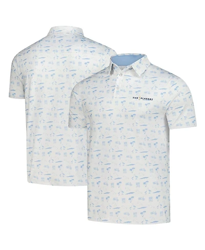 Flomotion Men's Cream The Players A1A Polo Shirt