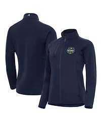 Antigua Women's Navy Michigan Wolverines 2026 Ncaa Men's Basketball National Champions Generation Full-Zip Jacket