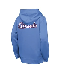 Nike Big Boys and Girls Powder Blue Atlanta Braves 2026 City Connect Authentic Collection Therma-fit Hoodie